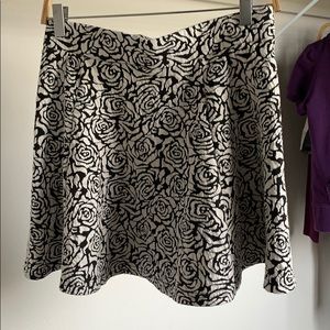 Floral Print A-Line Mini Skirt From H&M Divided